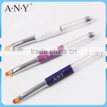 ANY Nail Art Crystal UV Gel Nails Building Metal Handle French Nail Brush UV Gel