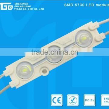 High lumen smd 5630 led injection module with lens and ip67 for channel letter and signs