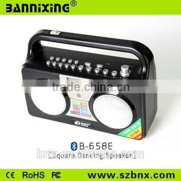 Factory product B-658E fm radio card reader speaker,portable speaker