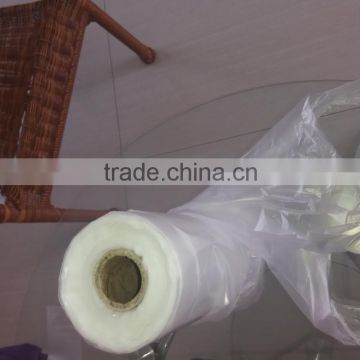 clear plastic t shirt bags on roll with environmental material