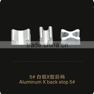 Aluminum X Bottom Stopper No.5 zipper garment accessories