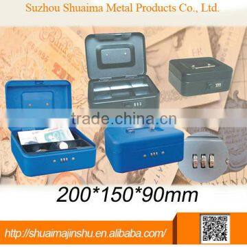 china supplier 200*150*90mm pos cash box