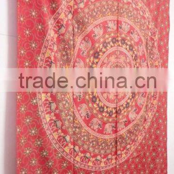 RT-601 Round and Round Design Beautiful Pattern Proper Hand Work Designer Bedspread/mandala Bed Cover photo-3