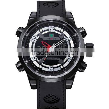 WEIDE WH3315 Fashionable Luxury Digital Analog Silicone Wrist Watch photo-2