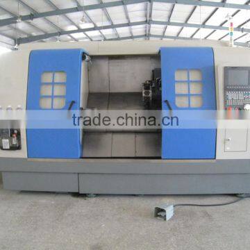 CNC550A Cnc Slant Bed Cnc Lathe Turning Center With Double Spindles photo-2
