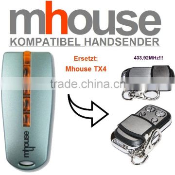 MHouse remote TX4 ,MHouse garage door remote