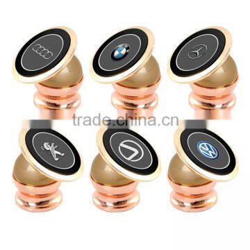 360 Degree rotating magnetic cell phone car mounts mobile phone holder