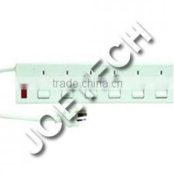 SAA 6 outlets power strip with switch