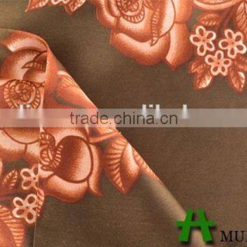 Mulinsen Textile Woven Evening Gown Fabric, 100% Polyester Printed Satin Fabric photo-4