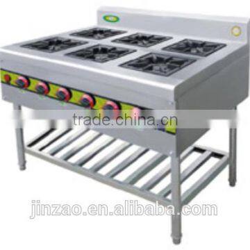 JINZAO E6 6-Head Clay Pot gas Stove Gas Cooktops / 6 burner gas stove