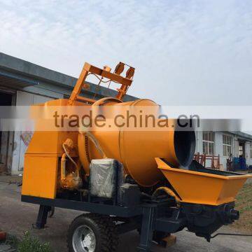 40m3 Concrete Mixer With Pump Fro Sale, Portable Tralier Concrete Pump With a Mixer