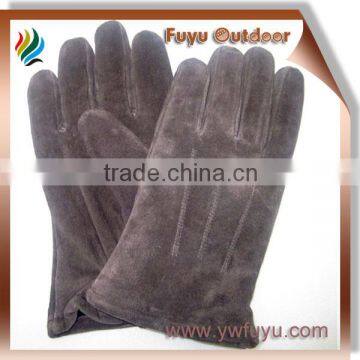 pig grain leather driver glove