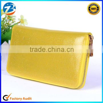 Wholesale top quality lady clutch purse pu leather women wallets