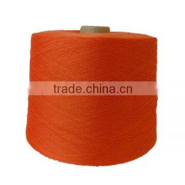 100% dope dyed ring spun polyester yarn