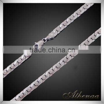 Platinum Plated Fashionable New Design Chunky Necklace Jewelry photo-2