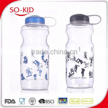 Customized BPA free Clear Water Bottle