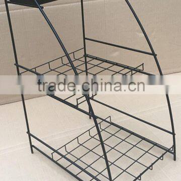 New Arrival High Quality Customized Wire Desk Tea Box Rack photo-3