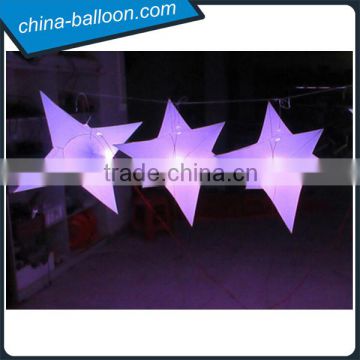 1m pvc Christmas inflatable star balloon for ceiling hanging