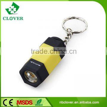 ABS Material USB Rechargeable Led Mini Flashlight Keychain photo-2