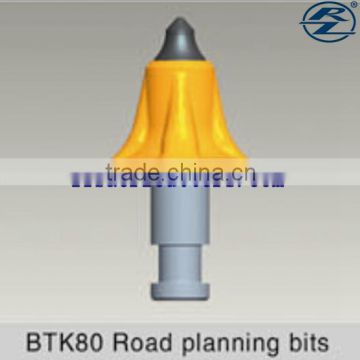 BTK80 road milling teeth cutter carbide bits road rehabilitation machine wear parts rotary digging teeth