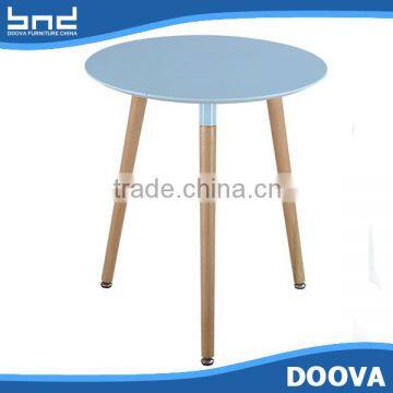 Beech wood legs cheap MDF table