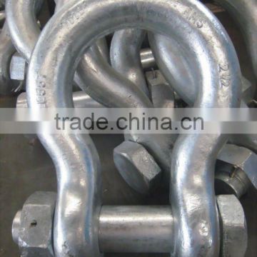 G2130 bolt type bow anchor shackle