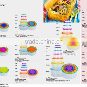Plastic Food Container with Lid OEM service available