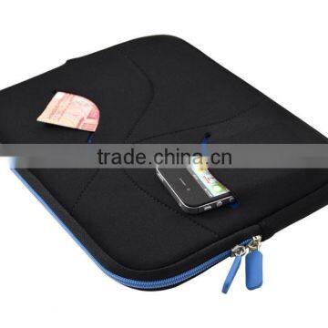 Shenzhen factory shockproof waterproof lightweight tablet pouch with zipper