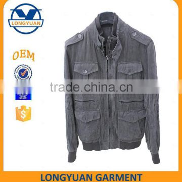 Fashion Material new style pu jacket for man