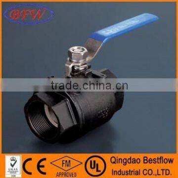 2pc carbon steel ball valve