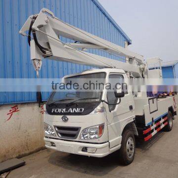 2015 NEW hydraulicbeam lifter truck mounted articulating boom hydraulic rising platform truck
