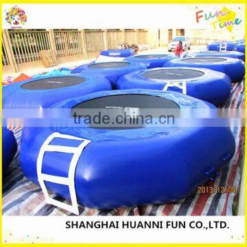 Interesting inflatable water trampoline,water park sport game for sale