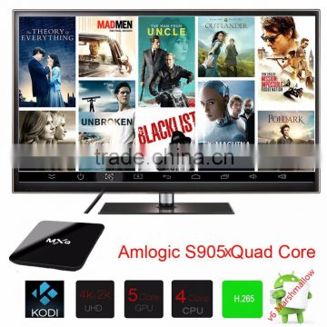 MXQ Pro android 6.0 KODI 16.0 1G 8G OTT TV Box with CPU S905X