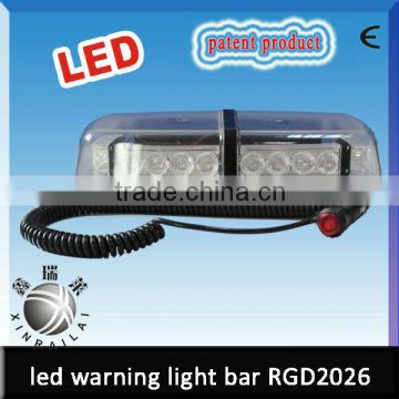 15w Available colors 8 flash patterns warning emergency flashing car light with magnet and cigar plug