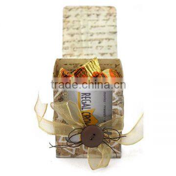 new design folding paper dice box