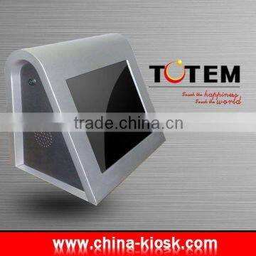 kiosk with touch screen
