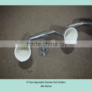 8 Tube Adjustable Stainless Rod Holders photo-6