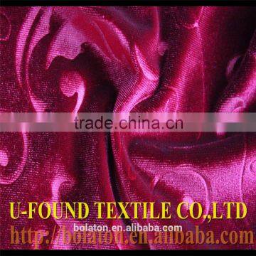 China KS pd with 3D Emboss Velvet for India Dresses