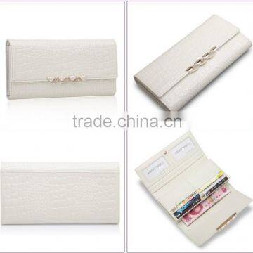 simple fashion leather lady wallet