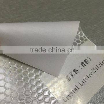 PVC Aveolate Printable For Advertisement Reflective Prismatic Vinyl photo-3