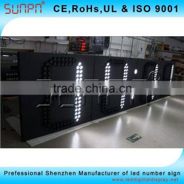 Iran 45Inch White Color 88:88 and 88:88:88 Time and Temp Led Sign and Digitals Time Clock photo-4