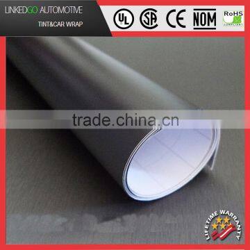 High Quality 1.52*30M Silver Vinyl Wrap Self Adhesive Matte Car Wrapping Vinyl Film