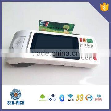 Android POS Terminal Built-in Thermal Printer with Touch Screen,Printer,MSR,RFID,GPRS