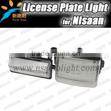 Error Free LED License Plate Number Light Lamps For N issan GT-R For N issan Cube For N issan 350Z For N issan 370Z 08