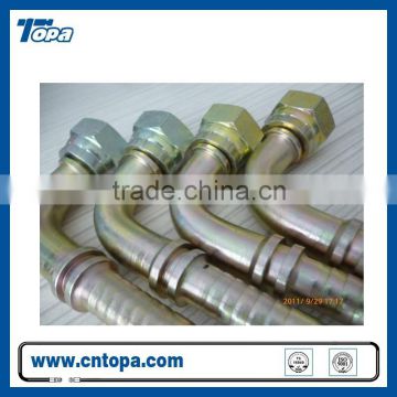 90 degree metric female flat seat hydrulic hose crimping fittings 20291