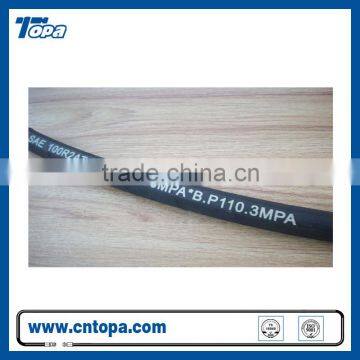 China products Hyrubbers 2 wire braided rubber hydraulic hose