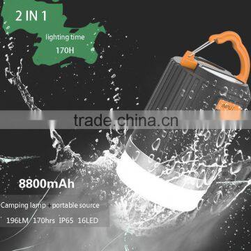 Smart Outdoor Activity Multifunction Emergency LED Light Support Bluetooth Music Display