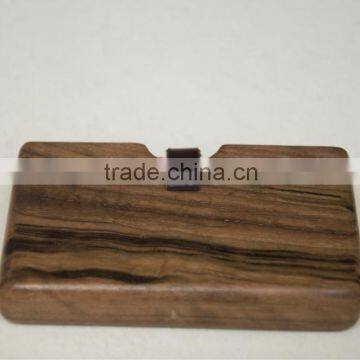 high quality natural handmade timber wood wallet