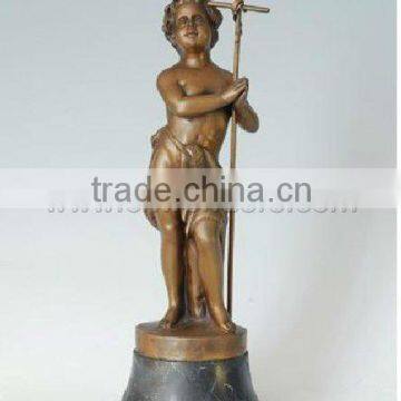 Best selling antique St. John's bronze sculpture