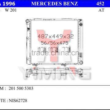 Auto radiator for Benzz W201 86 OEM 2015005303
